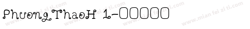 PhuongThaoH 1字体转换